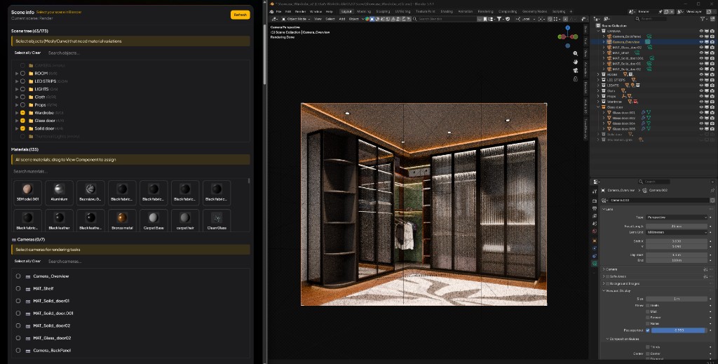 VisibleIO CMS product configurator with View Components and materials